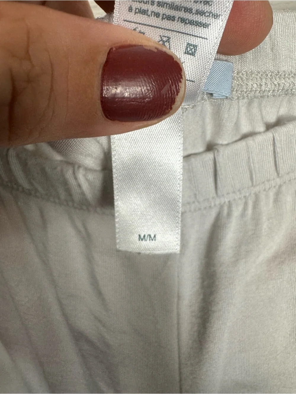 Eberjey White with gold trim Two-Piece Pajama Set Medium